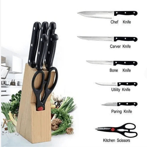 Messer Set Kitchen Knives and Scissors (ST-598)